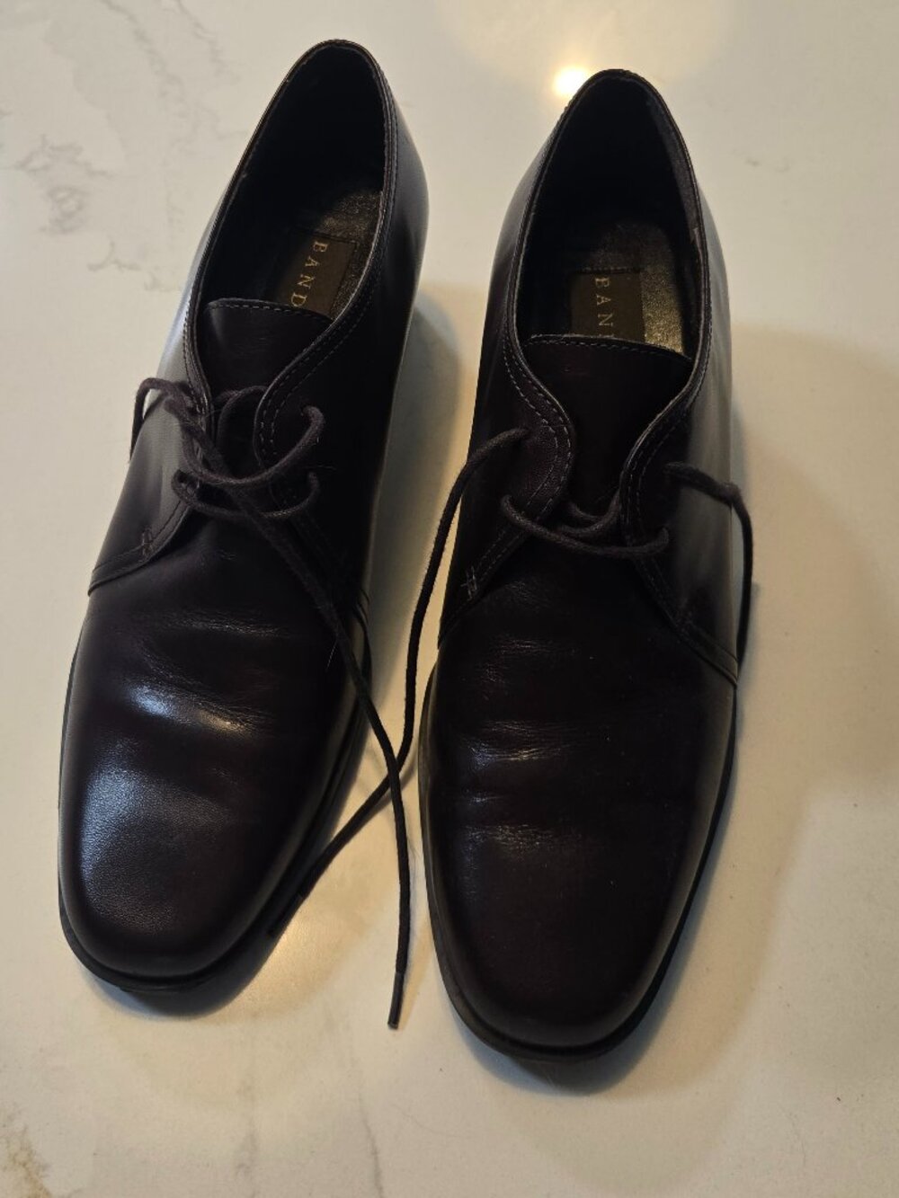 Bandolino Maele Dark Brown Women’s Heeled Oxfords Shoes Size 7.5
